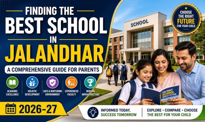 Finding the Best School in Jalandhar A Comprehensive Guide for Parents (2026-27)